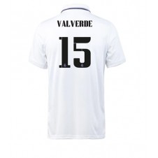 Real Madrid Federico Valverde #15 Hjemmedrakt 2022-23 Kortermet